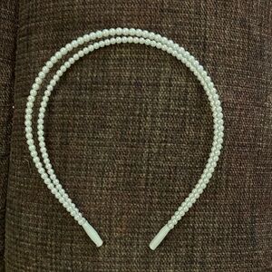Chic Double Row Pearl Headband